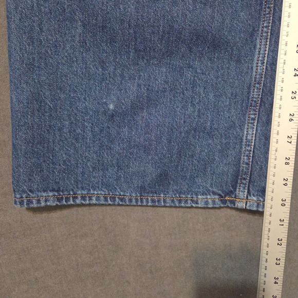 Gap Super Baggy Jeans Womens Sz 27/4  Medium Indigo Blue Wide Leg Denim - Picture 6 of 13